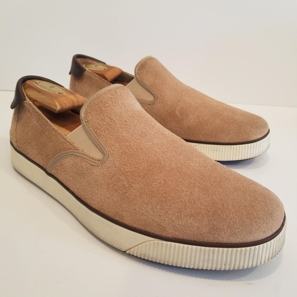 Cole Haan Men\'s Nantucket 2.0 Size 10 M Slip On Sneaker Birch Beige Suede Wool main image 7